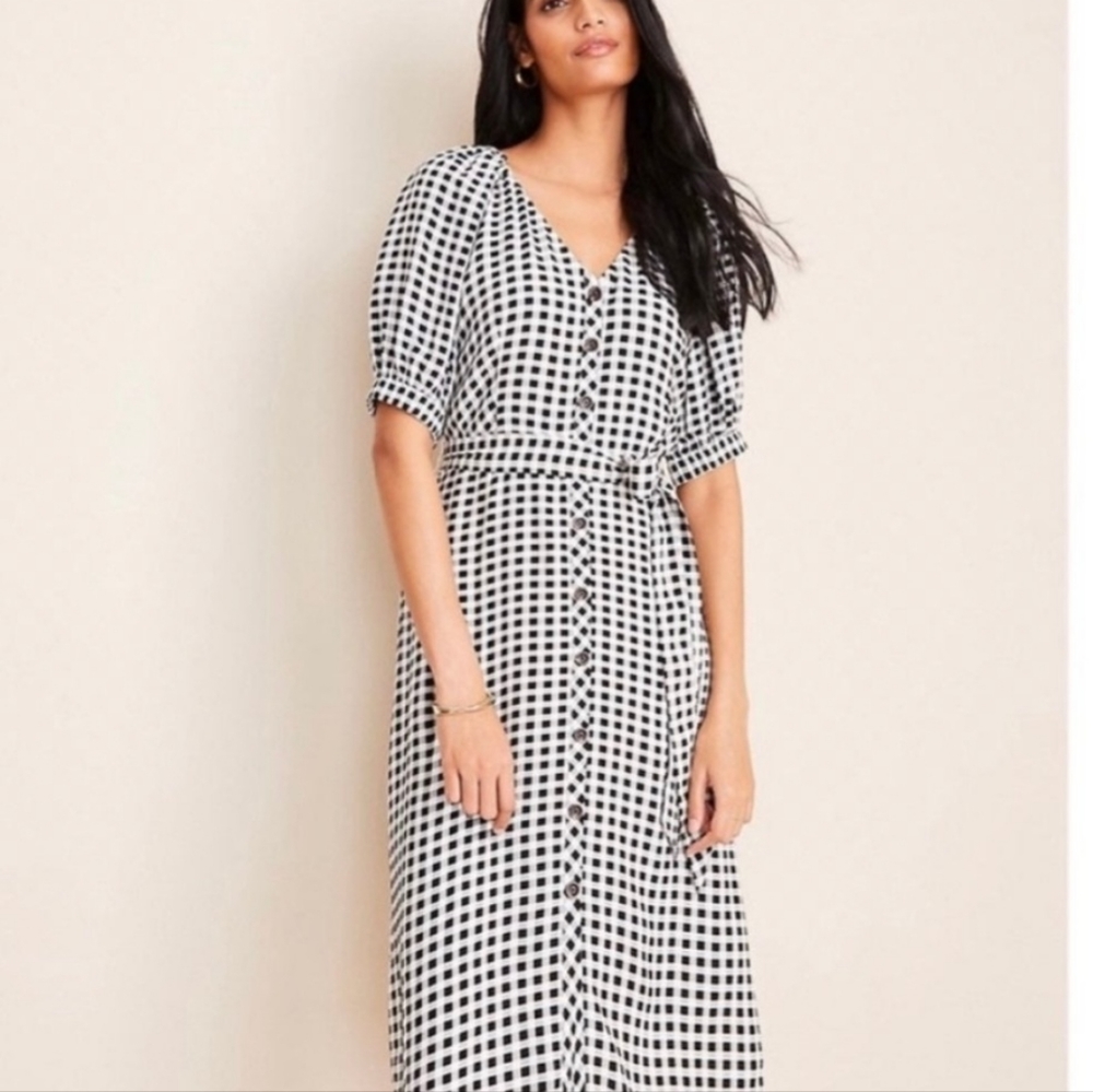Ann Taylor Midi Dress Size 2